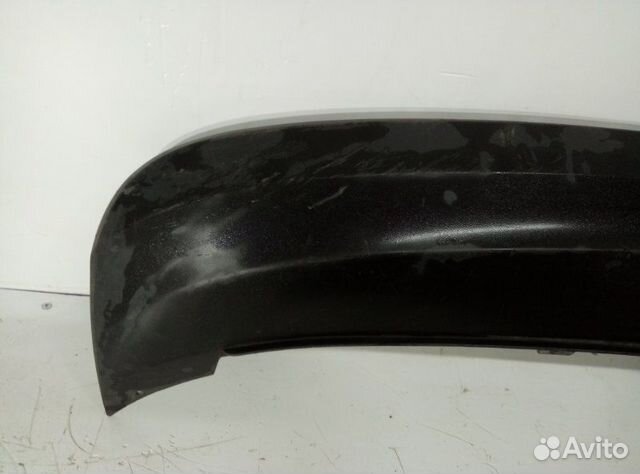 Юбка бампера задняя Skoda Rapid лифтбек 2013-Н.в