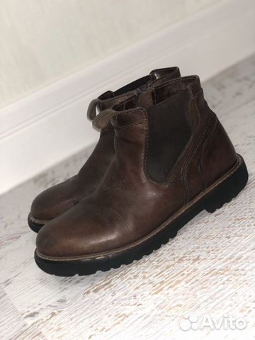 Кожаные ботинки Zara