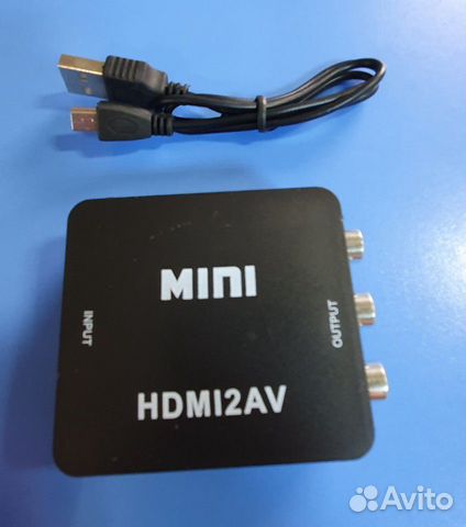 Переходник hdmi на 3 rca