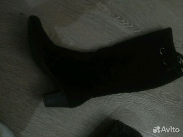 Сапоги замшевые Италия