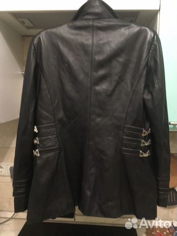 Кожаная куртка женская 48 размера