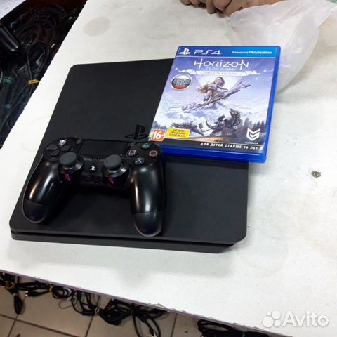 Playstation 4 slim 1тб 2108b + Horizon ZD