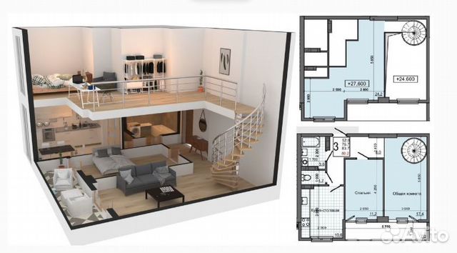 3-к квартира, 80.2 м², 2/9 эт.