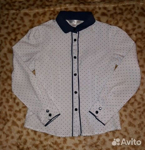 Блузки школьные. р. 134 Блузки школьные. р. 134