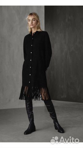 Massimo Dutti новое замшевое платье Massimo Dutti новое замшевое платье