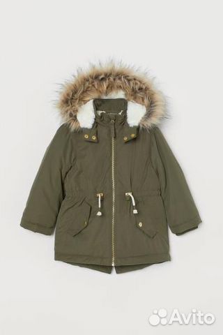 H&M парка для девочки 128 H&M парка для девочки 128