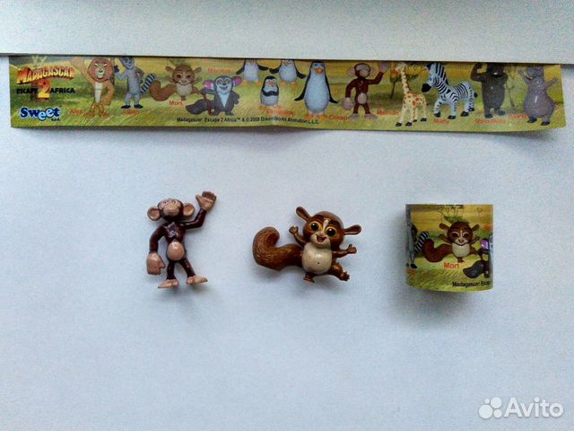 Игрушки и брелоки Мадагаскар 2 Игрушки и брелоки Мадагаскар 2