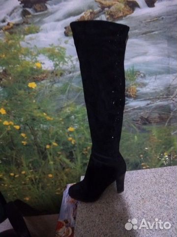 Ботфорты, замша,39размер