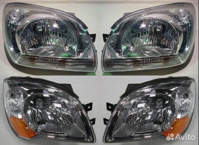 Фара левая и правая для Киа Спортейдж (04-10) Фара левая и правая для Киа Спортейдж (04-10)
