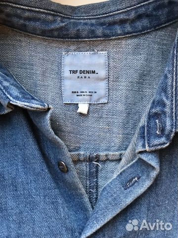 Новая джинсовая рубашка Zara