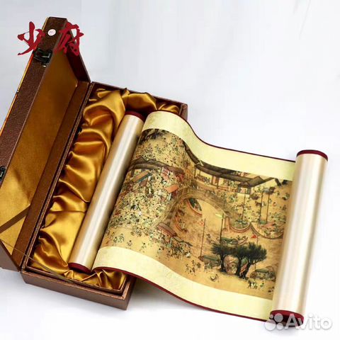 Изысканный шёлковый китайский свиток