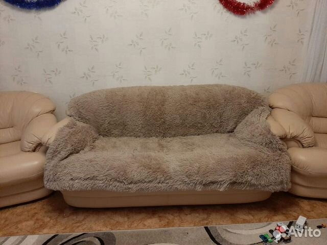 Диван два кресла из кожи Диван два кресла из кожи