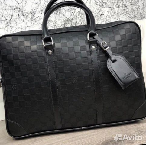 Портфель Louis Vuitton кожаный
