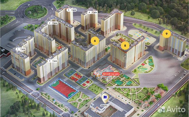 1-к квартира, 36.2 м², 15/18 эт. 1-к квартира, 36.2 м², 15/18 эт.