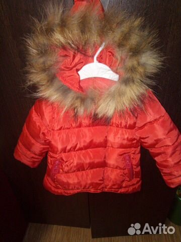 Тёплая куртка на девочку