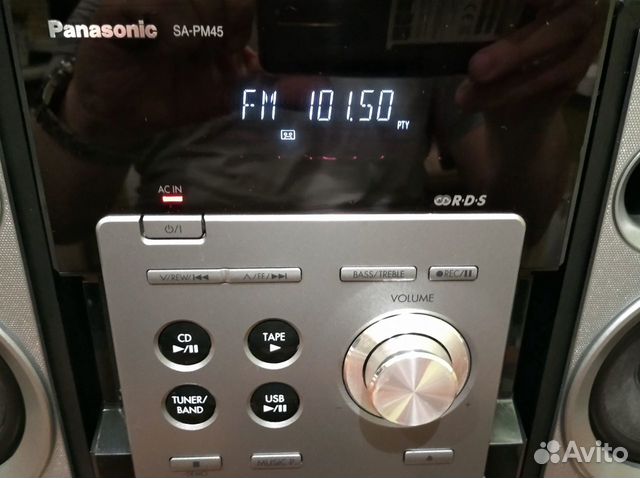 Panasonic SC-PM45 USB/AUX/CD/mp3/FM/кассета Panasonic SC-PM45 USB/AUX/CD/mp3/FM/кассета