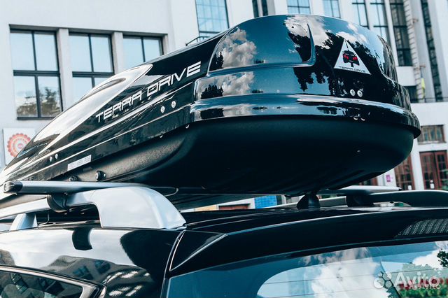 Автобокс Terra Drive 480 литров черный глянец Автобокс Terra Drive 480 литров черный глянец