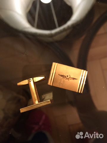 Запонки винтажные Аэрофлот, 70-е годы