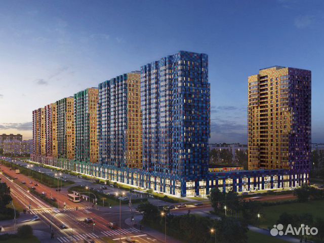 1-к квартира, 45.9 м², 3/25 эт. 1-к квартира, 45.9 м², 3/25 эт.