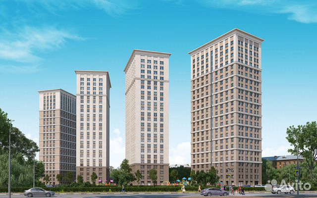 3-к квартира, 95 м², 12/24 эт. 3-к квартира, 95 м², 12/24 эт.