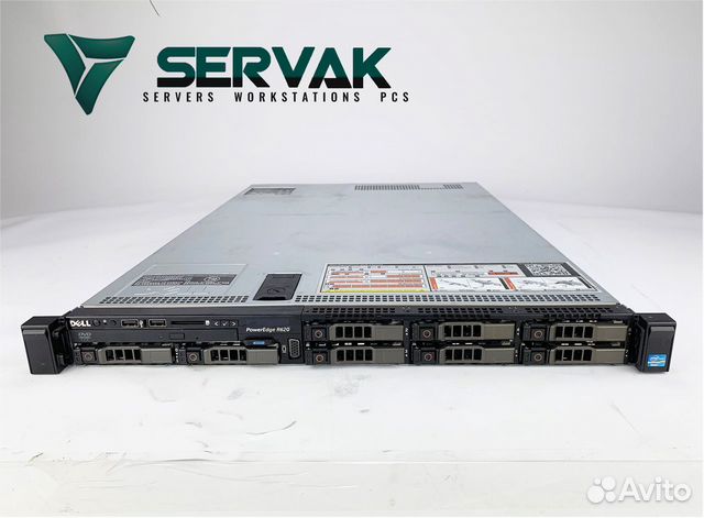 Сервер dell R620 8SFF 2x E5-2637v2 64GB
