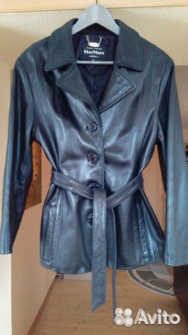 Куртка MaxMara (Италия) кожаная