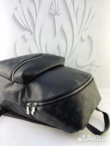 Новый мужской рюкзак кожа бренд Louis Vuitton Новый мужской рюкзак кожа бренд Louis Vuitton