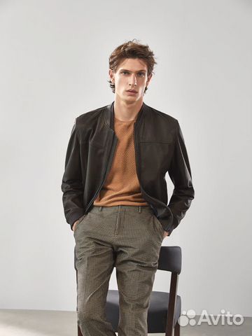 Кожаная куртка Massimo Dutti S Кожаная куртка Massimo Dutti S