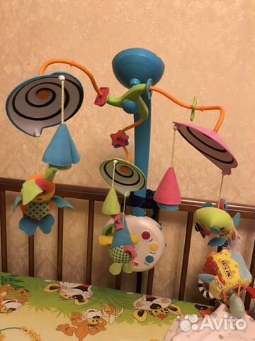 Мобиль tiny love. Развивающий коврик