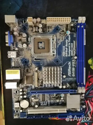 Материнская плата asrock G41M-VS3