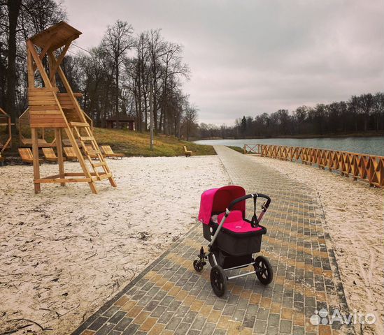 Коляска Bugaboo Cameleon 3 фуксия+допы Коляска Bugaboo Cameleon 3 фуксия+допы