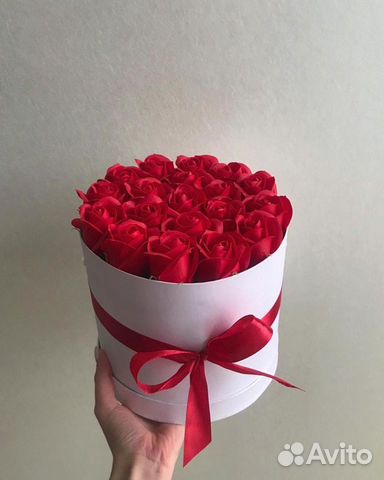 Букет из мыльных роз