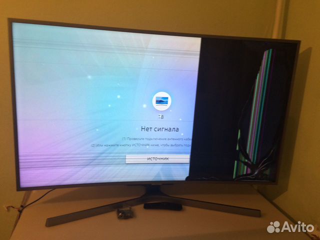 Samsung UE49NU7670U разбитый, по запчастям