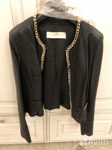 Кожаная Куртка Elisabetta franchi