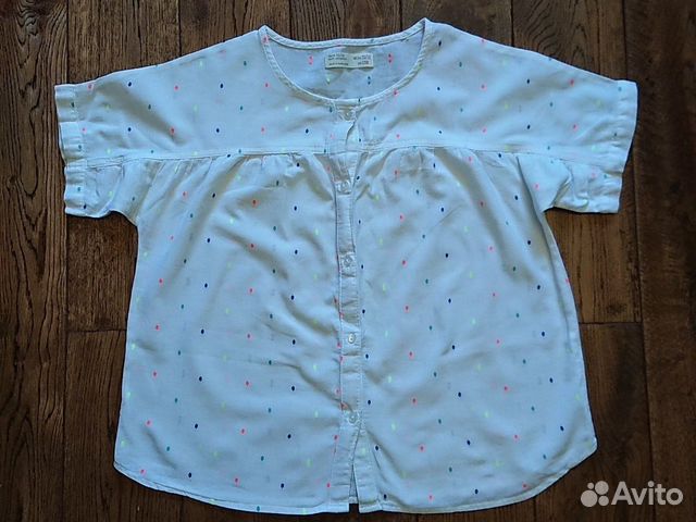 Белая Блуза zara 11/12 лет, 152см