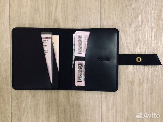 Портмоне для автодокументов из натуральной кожи, р Портмоне для автодокументов из натуральной кожи, р