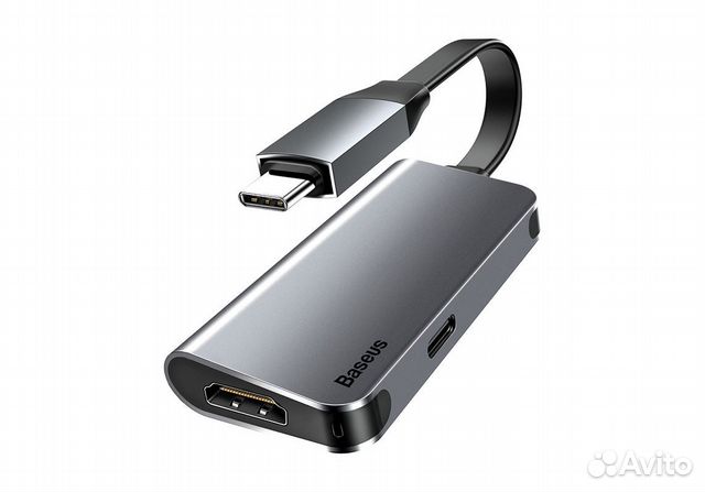 Переходник с Type-C на hdmi+PD