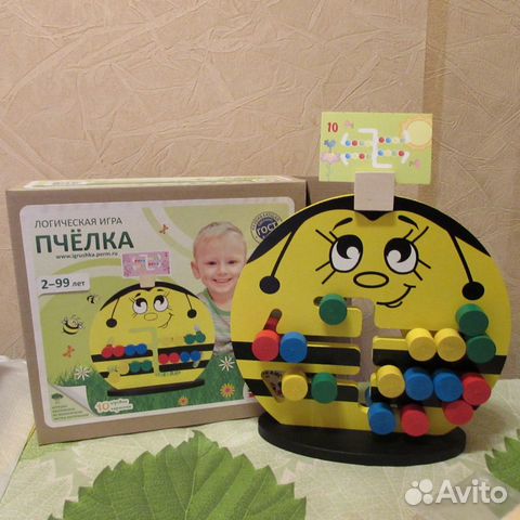 Развивающая (логическая) игра Пчелка г.Краснокамск Развивающая (логическая) игра Пчелка г.Краснокамск