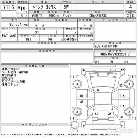 Двигатель 266.960 Mercedes W245 A169 W245 B200
