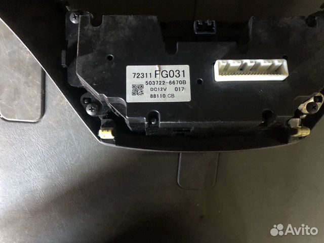Панель управления климат-контролем Subaru Impreza Панель управления климат-контролем Subaru Impreza