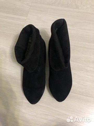 Полусапожки замша деми