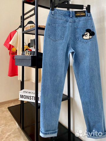 Джинсы Gucci Микки