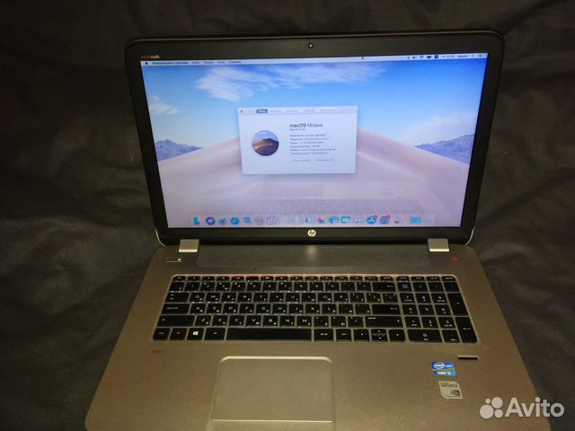 HP envy 17' i5 2.6GHz/12Gb/SSD256+HDD750 /MacOS HP envy 17' i5 2.6GHz/12Gb/SSD256+HDD750 /MacOS