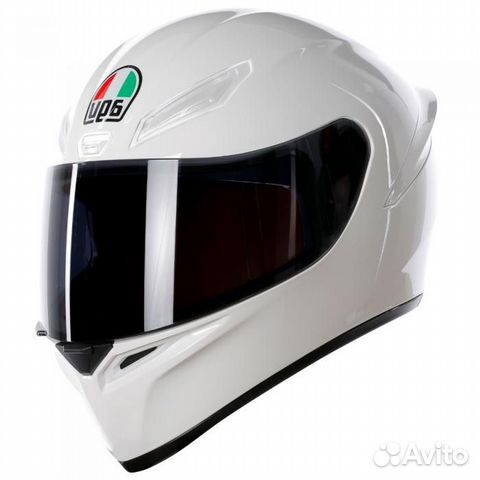 Мотошлем Интеграл AGV K1 Solid / Белый Мотошлем Интеграл AGV K1 Solid / Белый
