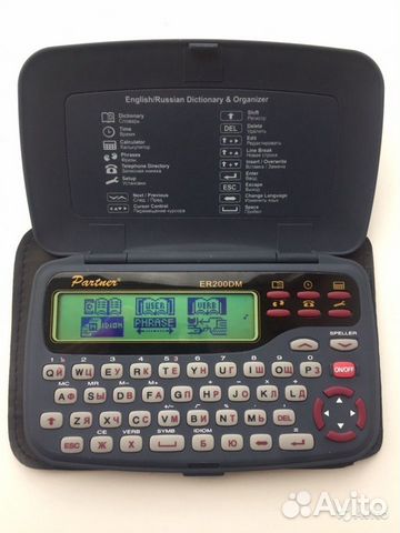 Карманный переводчик-органайзер Partner ER200DM
