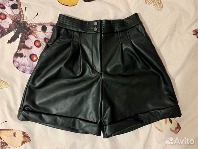 Кожаные шорты zara Кожаные шорты zara