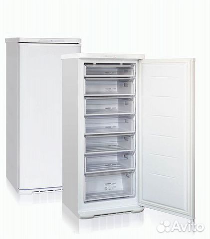 Морозильник Бирюса. 145 см. Новый