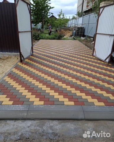 Укладка Тротуарной Плитки Брусчатки Бордюра Водоот Укладка Тротуарной Плитки Брусчатки Бордюра Водоот