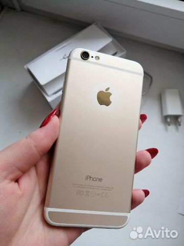 iPhone 6, золотой, 64гб