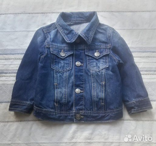 Куртка джинсовая детская 68 р., Benetton